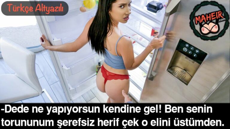 abaza dede dolaptan su alan torununa halleniyor.jpg
