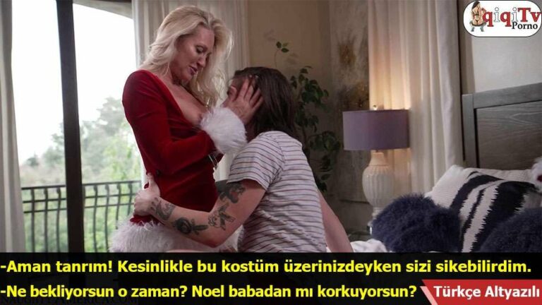 arkadasimin annesine noel kostumu giydirip siktim.jpg