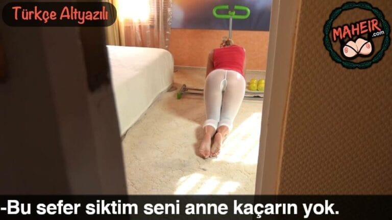 beyaz taytla spor yapan annesini zorla elleyerek taciz etti.jpg