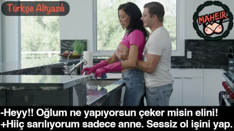bulasik yikayan annesine arkadan dayayip kariyi avucluyor.jpg