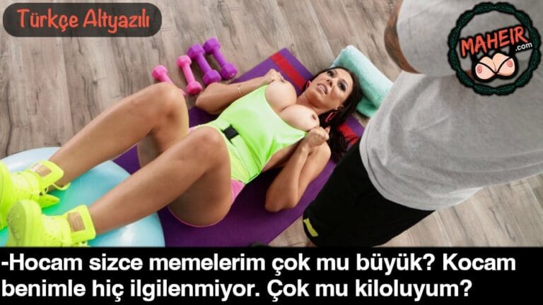 evli olgun kadin spor hocasina is atiyor.jpg