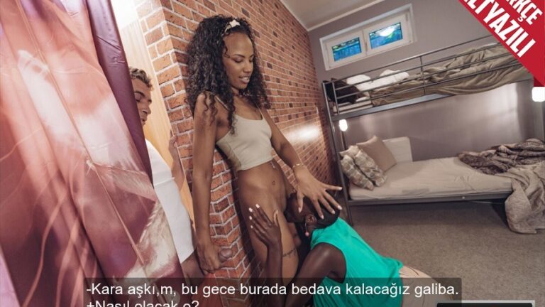 gezgin siyahi lezbiyen cift otelin geceligini bedavaya getirdi.jpg