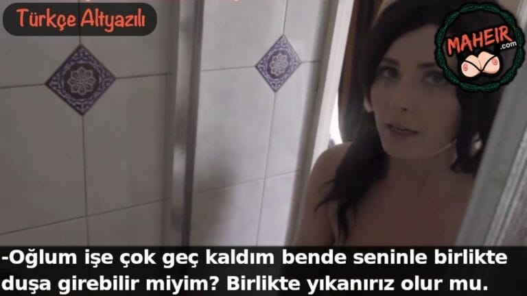 ise gec kalinca oglumla beraber banyoya girdim bana yasladi.jpg