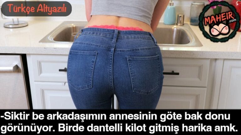 kankamin annesi bulasik yikarken beli acilmis donu gorunuyor.jpg