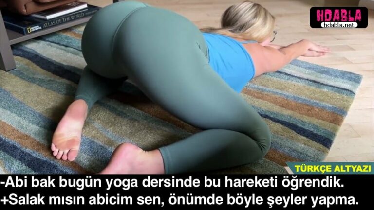 kiz kardesim daracik taytla onumde yoga yapti fena oldum.jpg