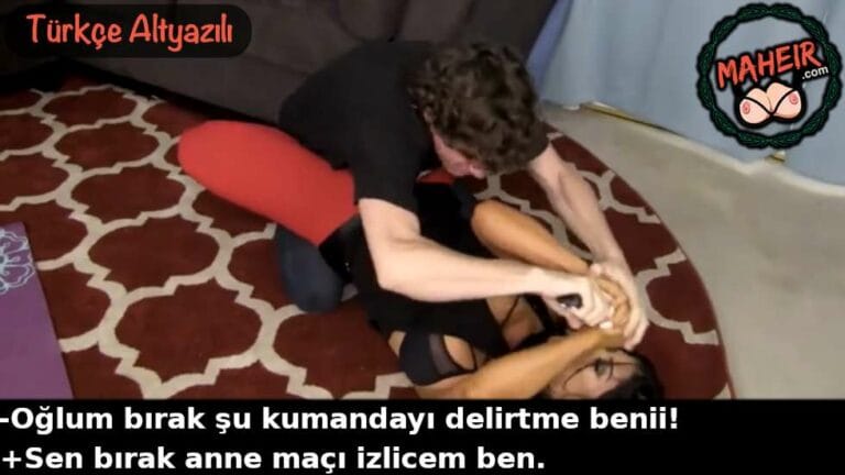 kumandayi elimden almaya calisan anneme salakta yasladim.jpg