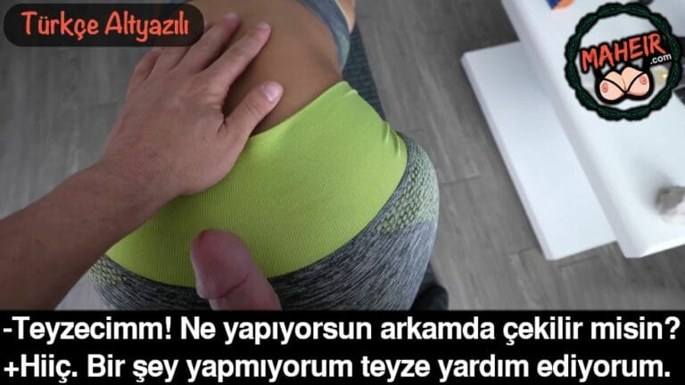teyzem spor yaparken egilince yanina gidip degdirdim.jpg