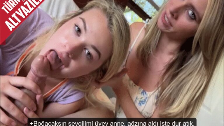 uvey oglunu ilk kez eve getirdigi kiza sakso cektiren heyecanli kadin.jpg
