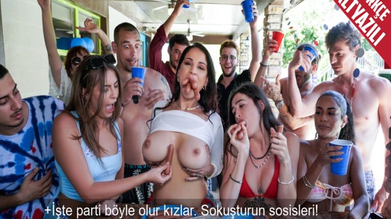 uvey oglunun barbeku partisinde sosis yiyen kiza amtrikotunu yediren atesli kadin.jpg