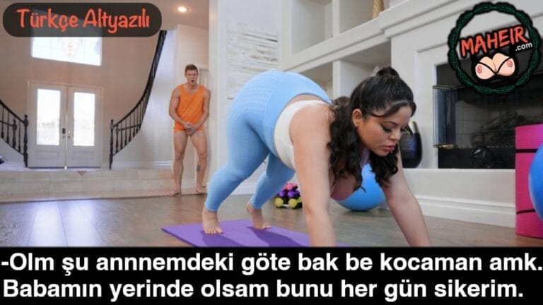 uvey tombul annem spor yaparken koca gotune bakip asildim.jpg