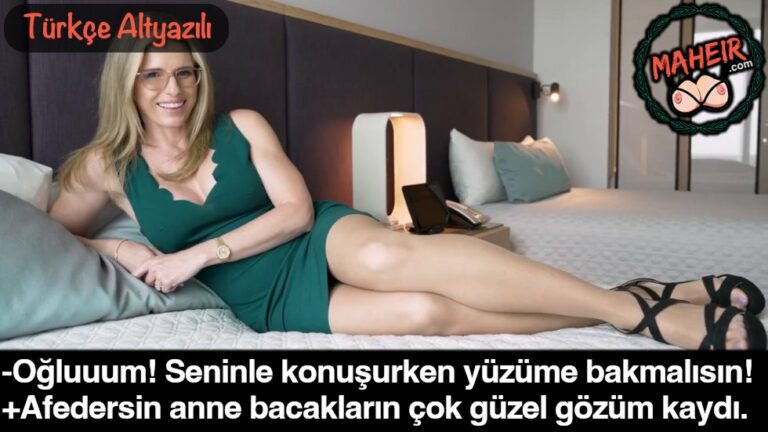 annesiyle yatakta sohbet ederken bacak arasina goz dikti.jpg