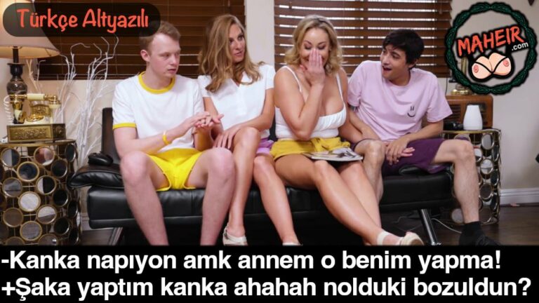 arkadasinin annesinin elini sikine degdirerek saka yapiyor.jpg