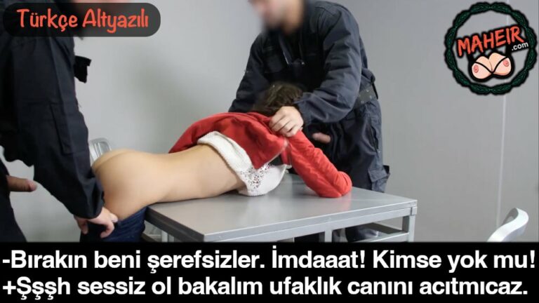 gozaltina aldiklari ufak kiza sorgu odasinda grup girdiler.jpg