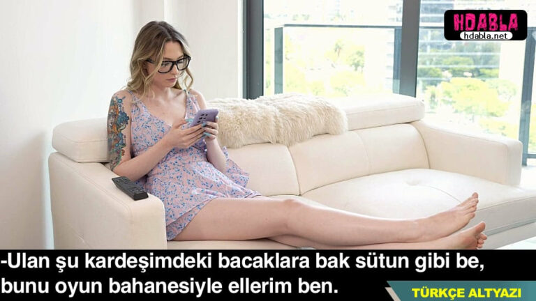 kiz kardesimin bacaklarini elleyebilmek icin oyun oynayalim dedim.jpg