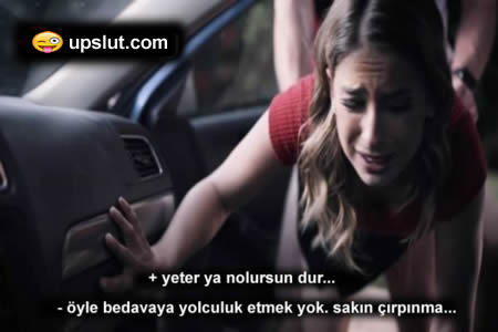 otostop yapan tatilci korpe turisti yol kenarinda sikti.jpg