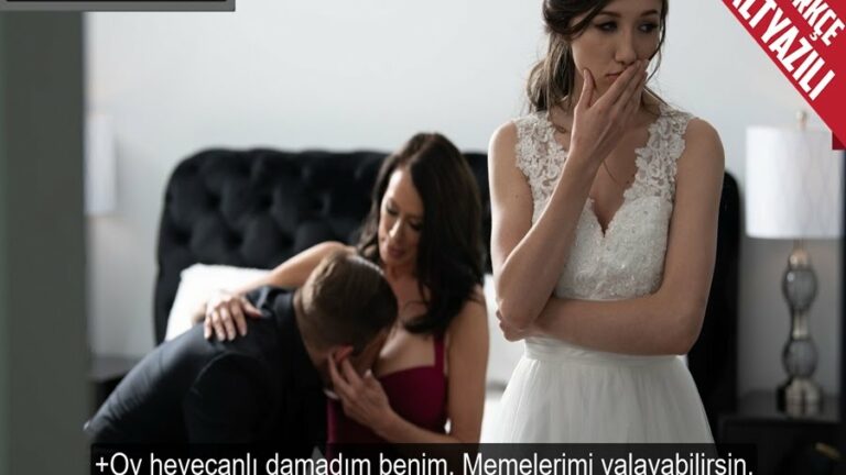 dugun gunu asiri stres yapan gelin ve damada stres attiran milf kaynana.jpg