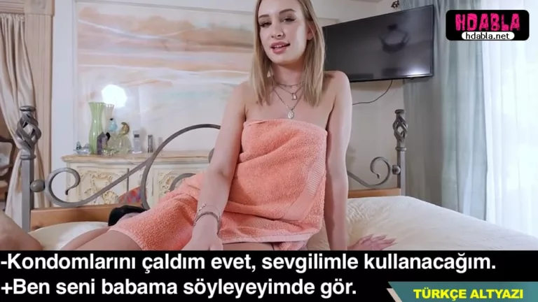kiz kardesim kondomlarimi calmis babama soylemekle tehdit ettim