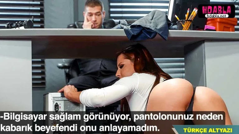 ofise gelen teknisyen kari arizali yarragi tamir ediyor.jpg